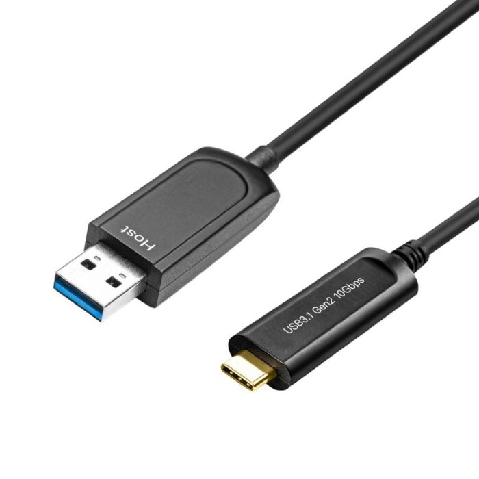 USB3.1 AM to USB-C Active Optical Cable (Maximum 50m)